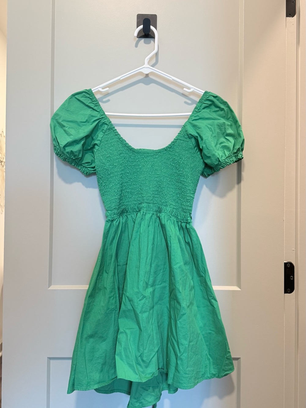 Altar’d State Puff-Sleeve Smocked Dress